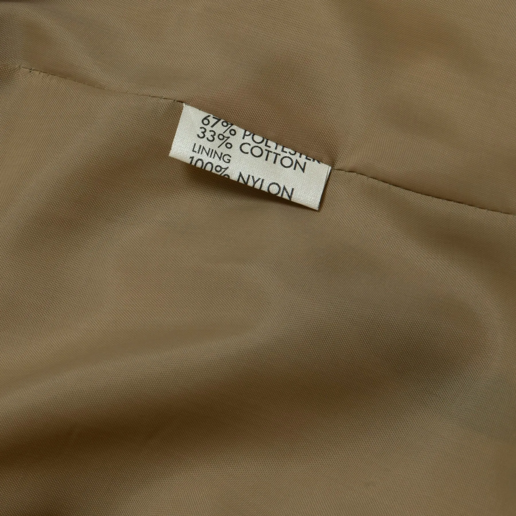 70s Twill Weave Padded Field Jacket