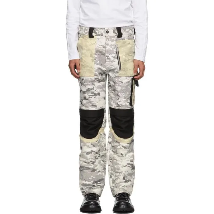 ADYAR SSENSE Exclusive Black and White Utility Cargo Pants