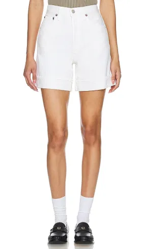 AGOLDE Dame Short in White