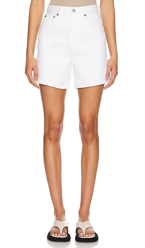 AGOLDE Stella Short in White