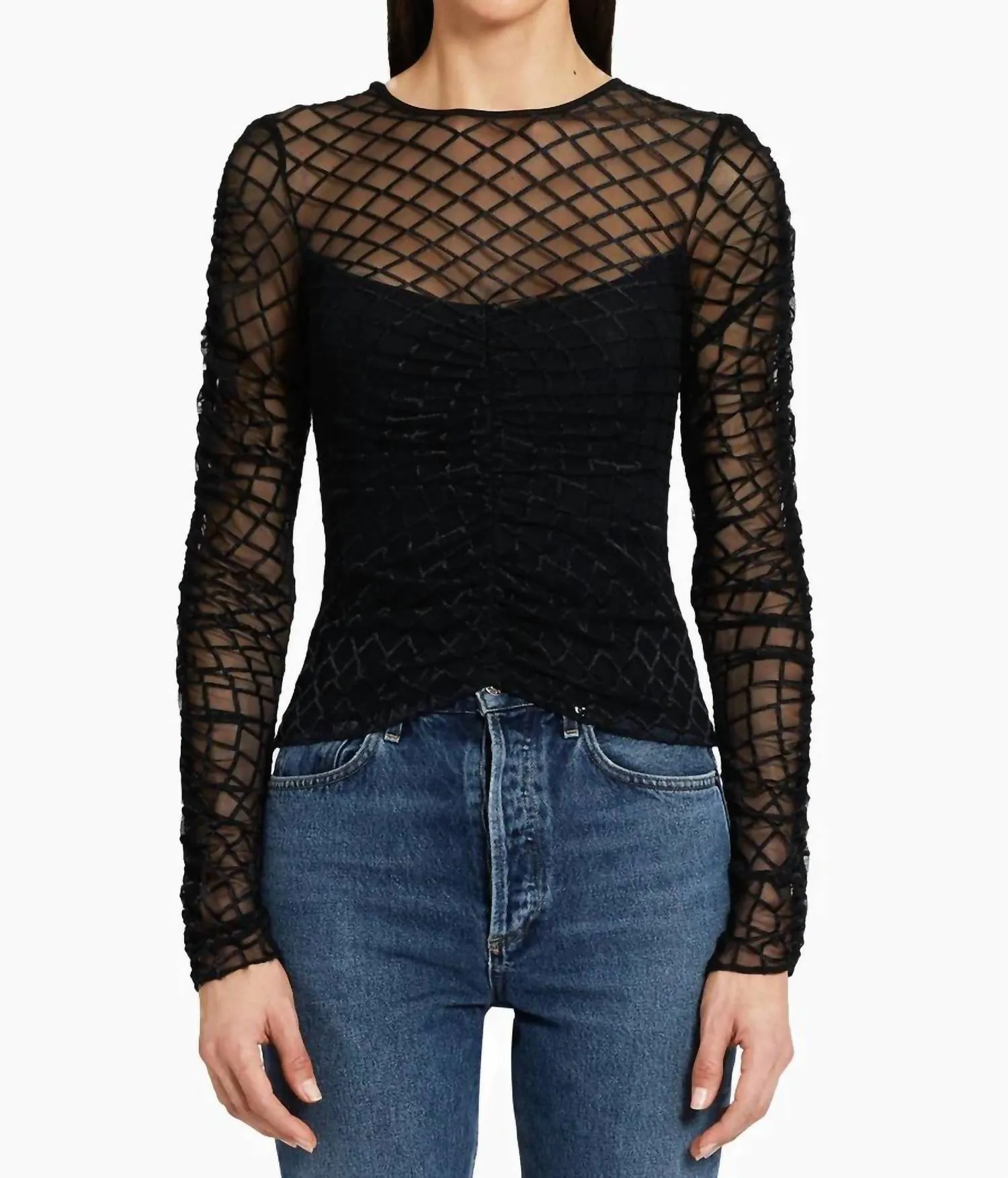 Amanda Uprichard - Safira Top Mesh