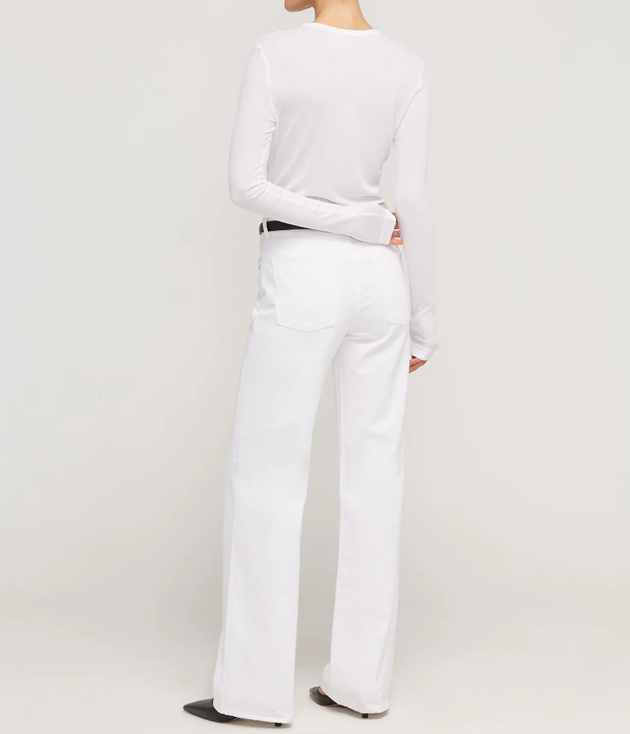 Annina Trouser Jean in Seashell