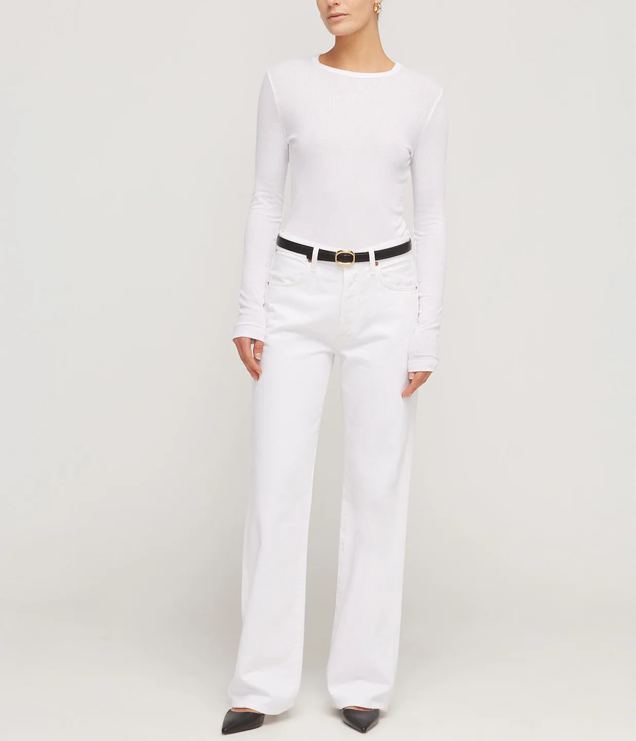 Annina Trouser Jean in Seashell
