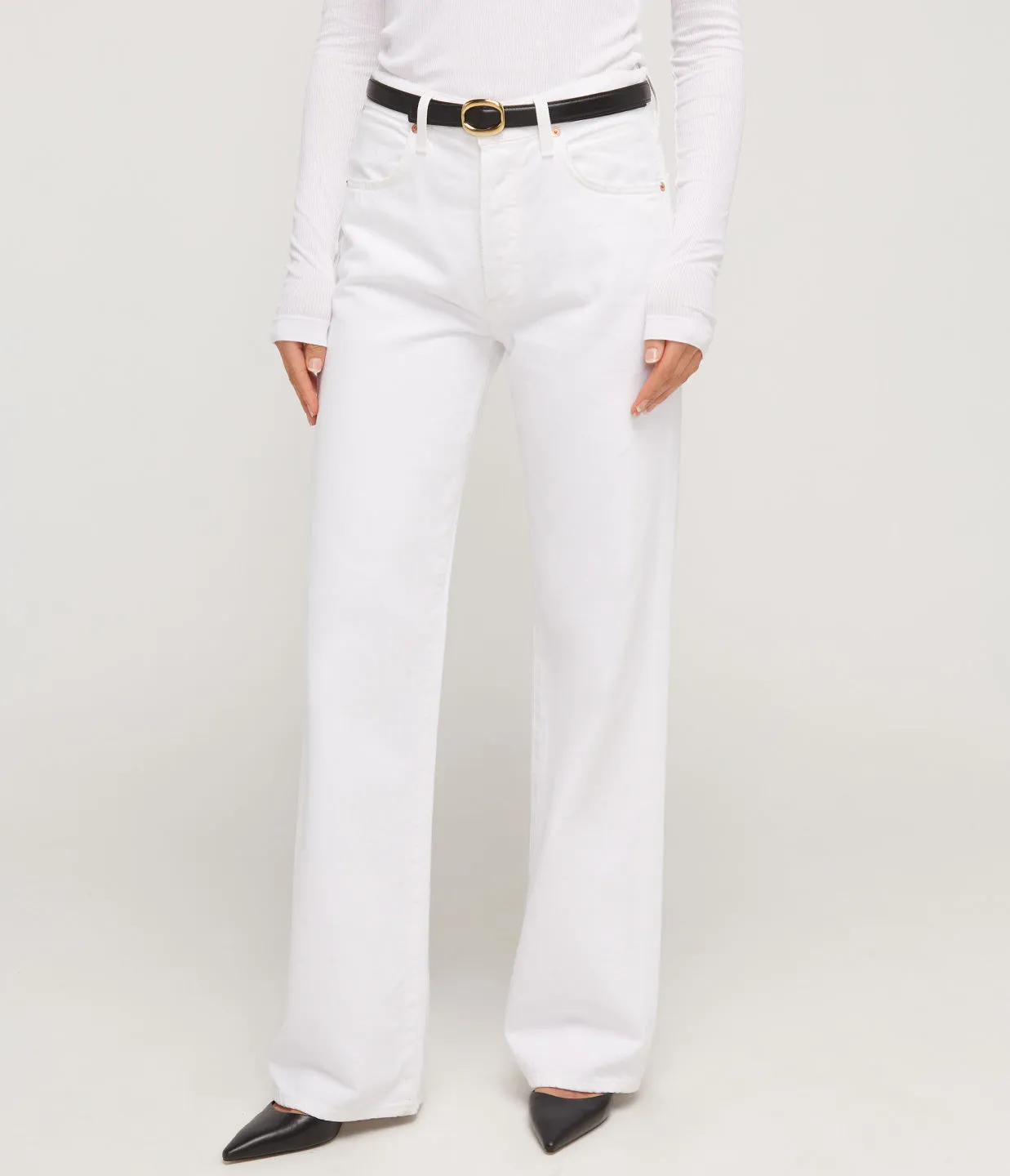 Annina Trouser Jean in Seashell