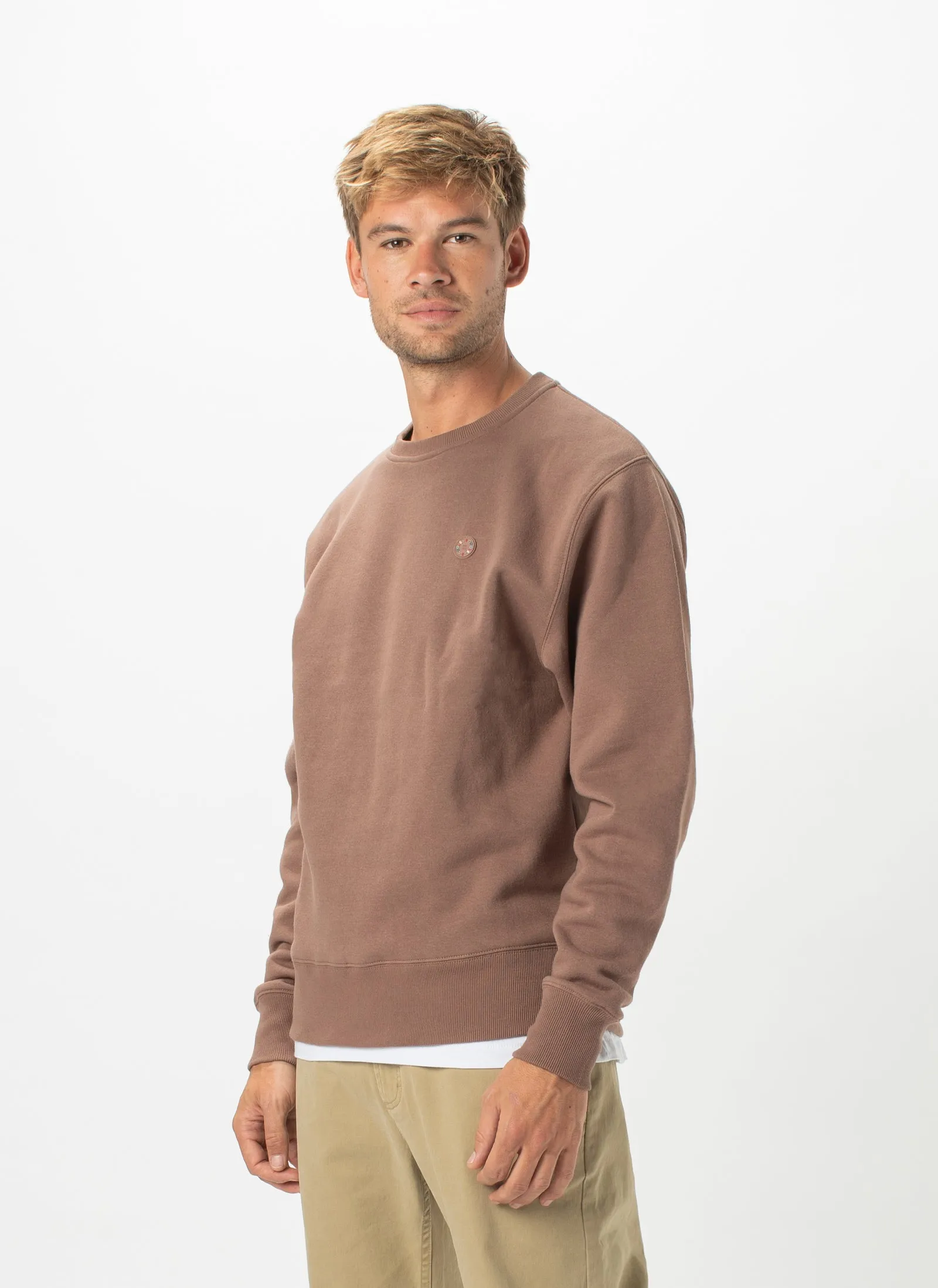 B.Cools Badge Sweatshirt Clay