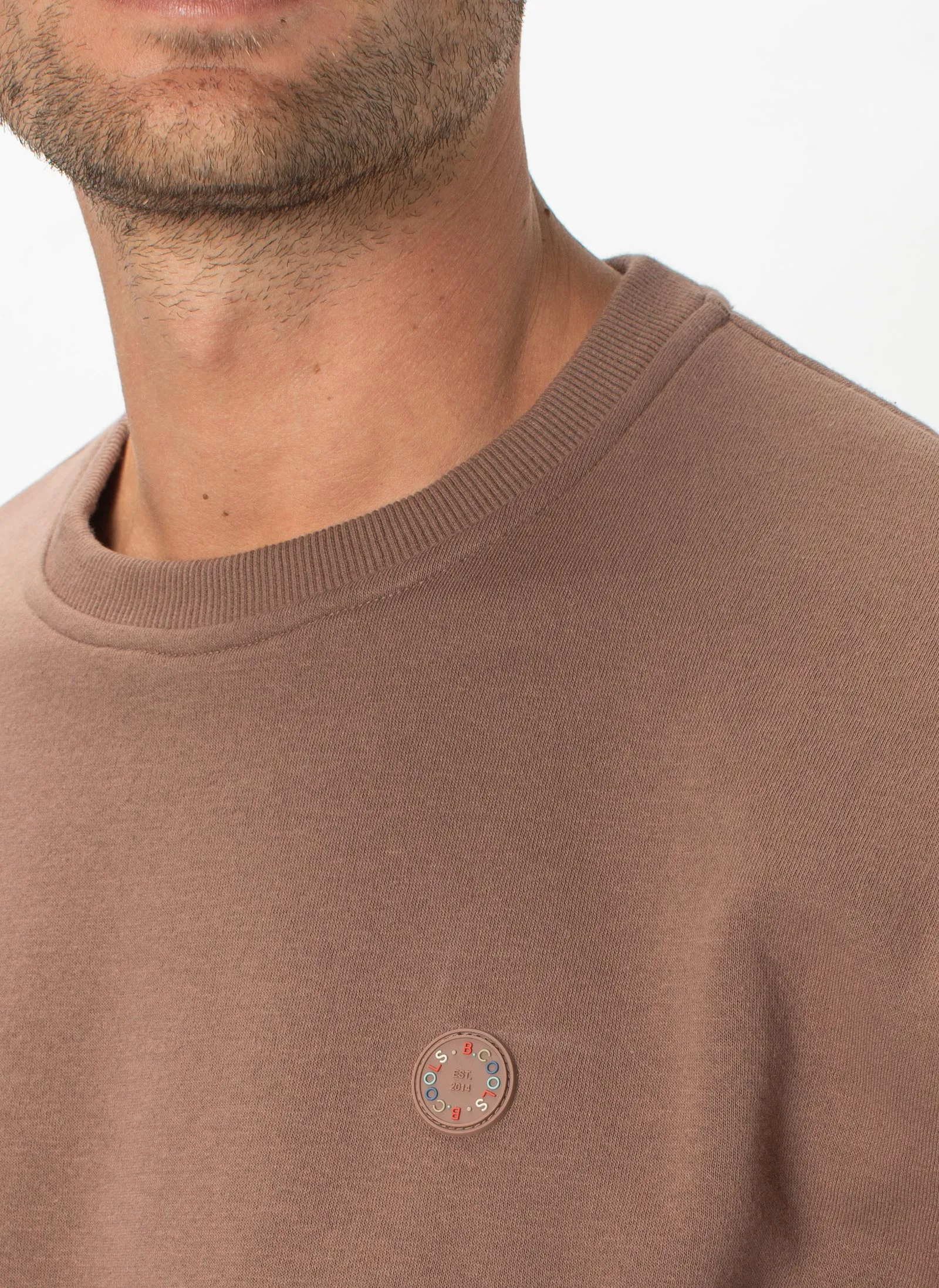 B.Cools Badge Sweatshirt Clay