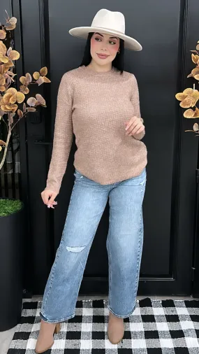 BROOKS MOCHA SWEATER