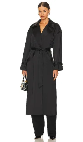 Cinq a Sept Jayla Trench in Black