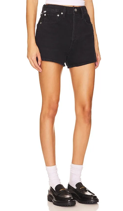Citizens of Humanity Marlow Vintage Short in Black