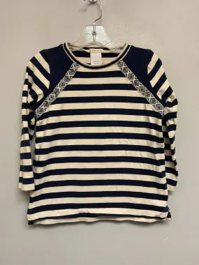 Crew Cuts Size 10 Navy & Wheat Cotton Big Girls Tees/Polos/Tunics
