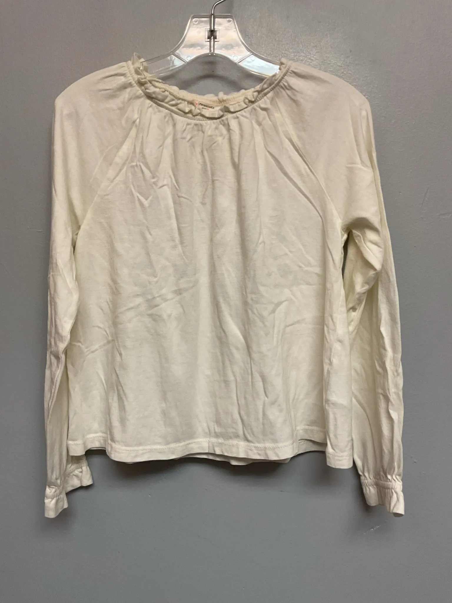 Crew Cuts Size 12 Beige Cotton Big Girls Tees/Polos/Tunics