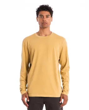 Crewneck Long Sleeve Tee Tan
