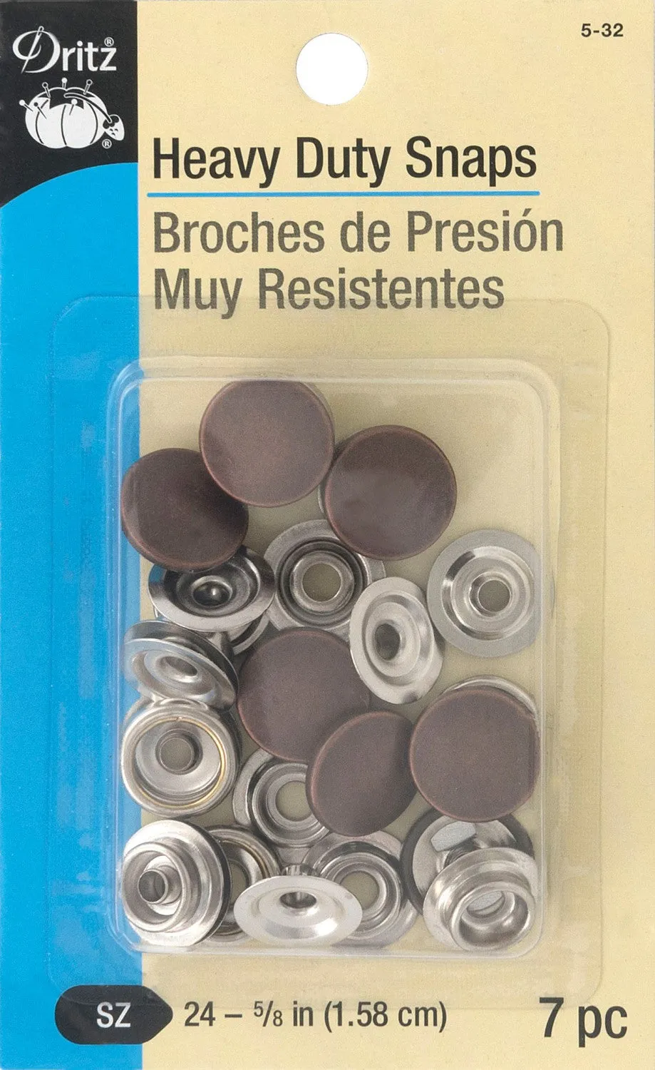 Dritz - Heavy Duty Snaps - 7pc. - Various