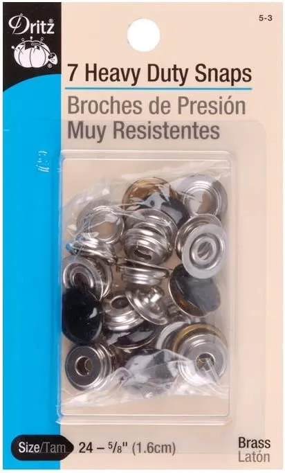 Dritz - Heavy Duty Snaps - 7pc. - Various