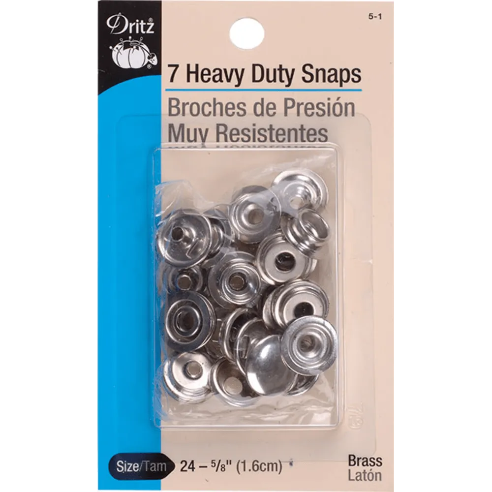 Dritz - Heavy Duty Snaps - 7pc. - Various