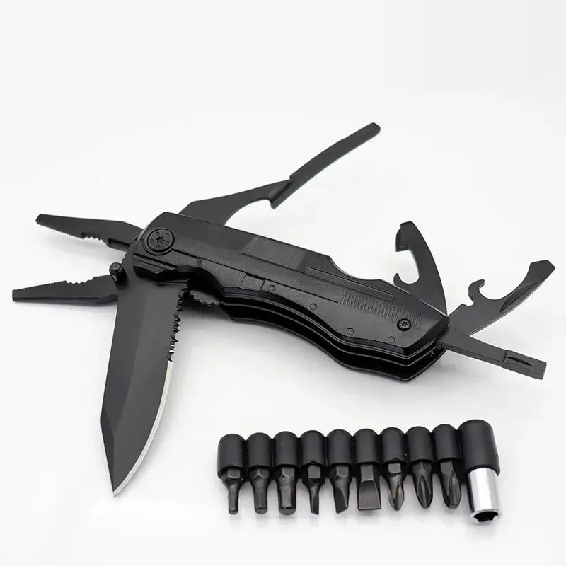 Folding Knife, Multi Tool with Screw attachments