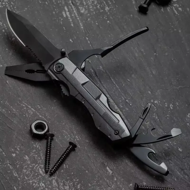 Folding Knife, Multi Tool with Screw attachments