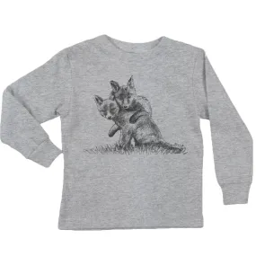 Fox Kits Long Sleeve Graphic Tee