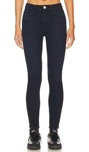 FRAME Le High Skinny in Blue