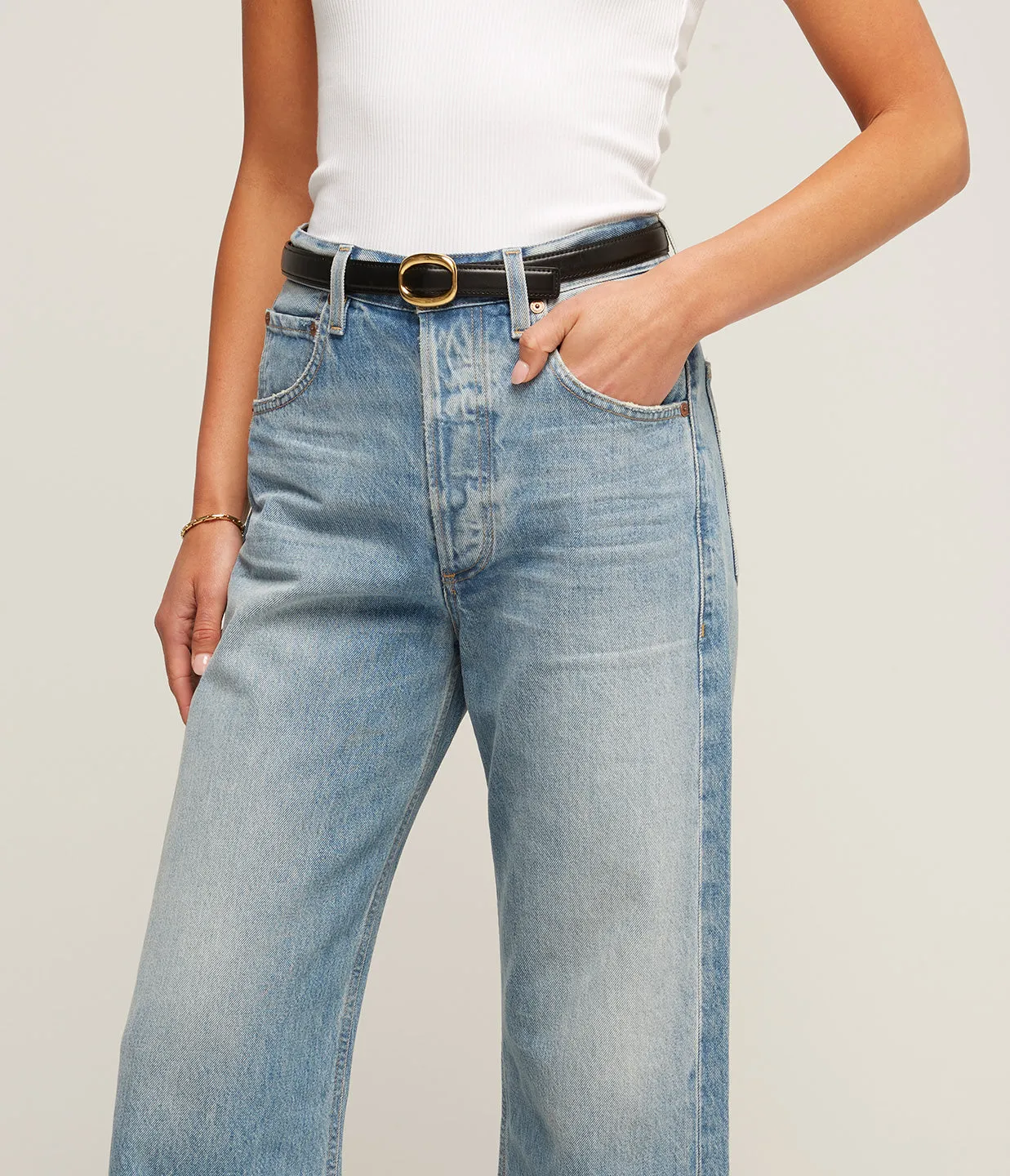 Gaucho Wide Leg Denim in Sodapop