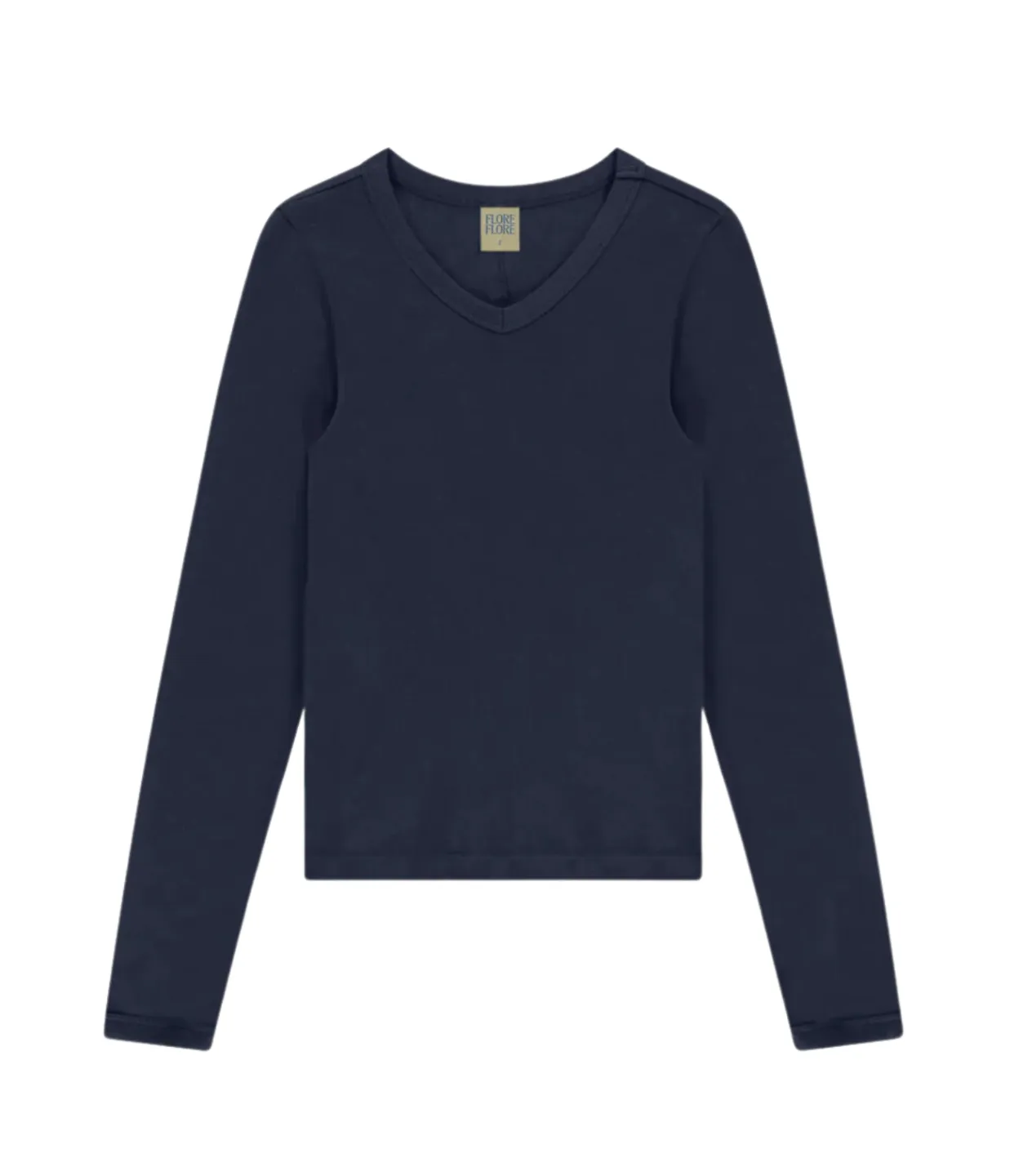 Jill Long Sleeve Tee in Navy