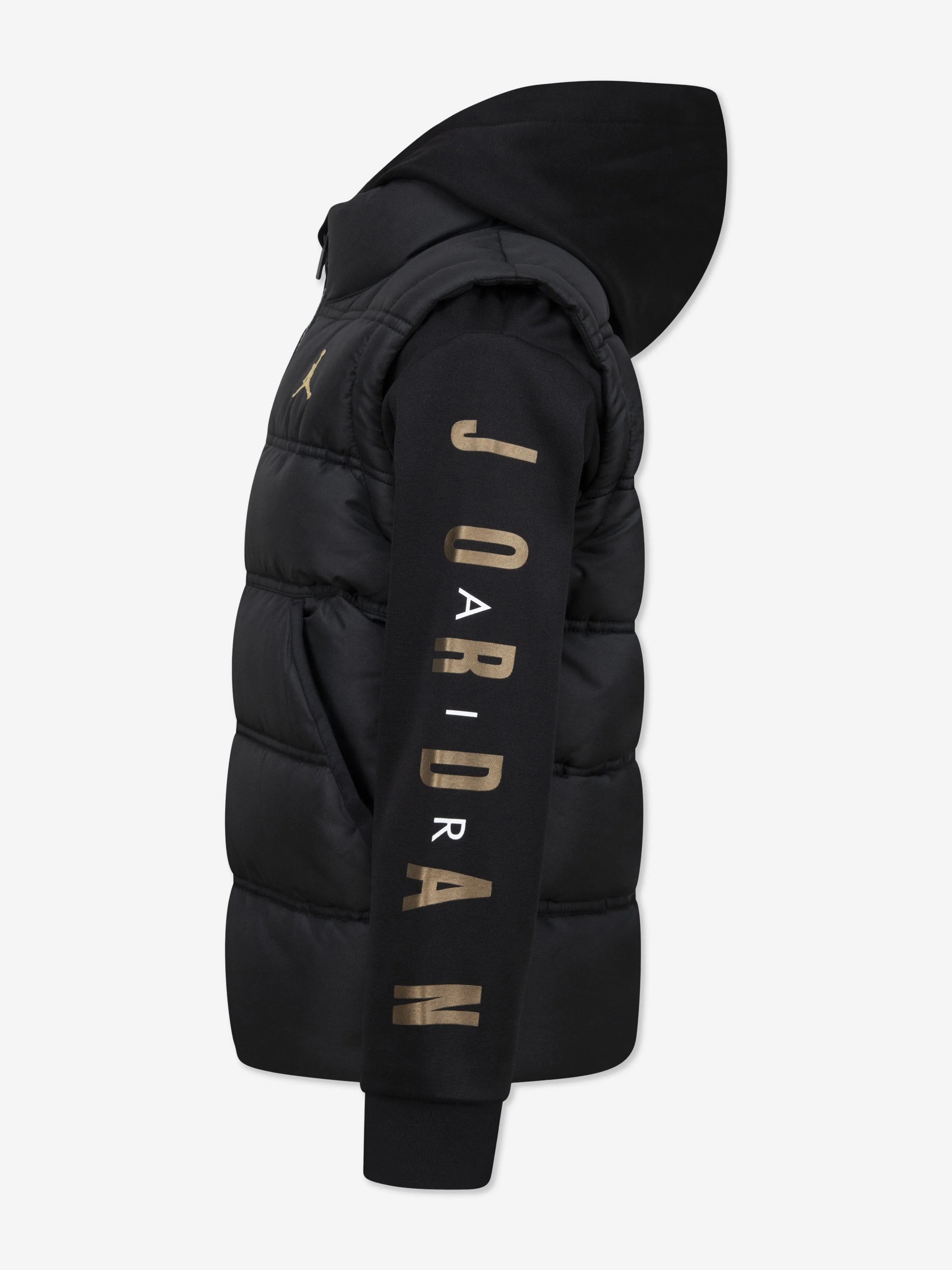 Jordan Boys 2-Fer Jacket in Black