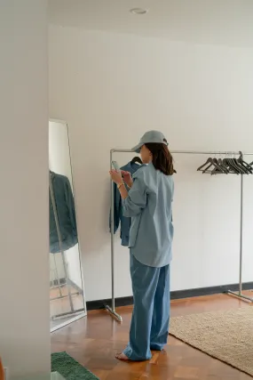 Lou Palazzo in Dark Denim