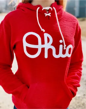 Ohio Lace Up Hoodie