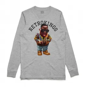 Retro Kings Biggie Grey L/S Tee