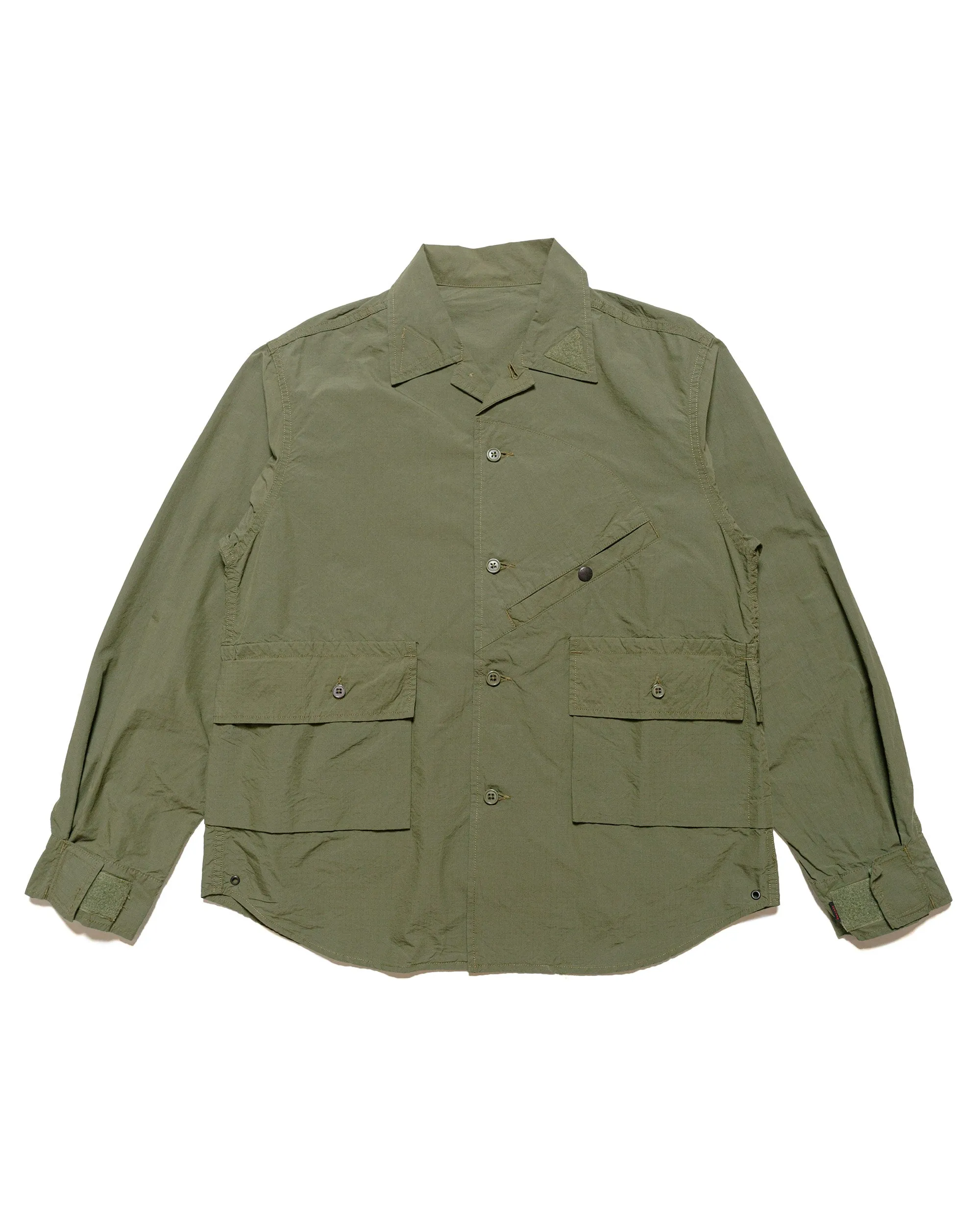 The Corona Utility CSJ001 Hunter Hiker Jac Shirt Cordura Ripstop Leaf Green