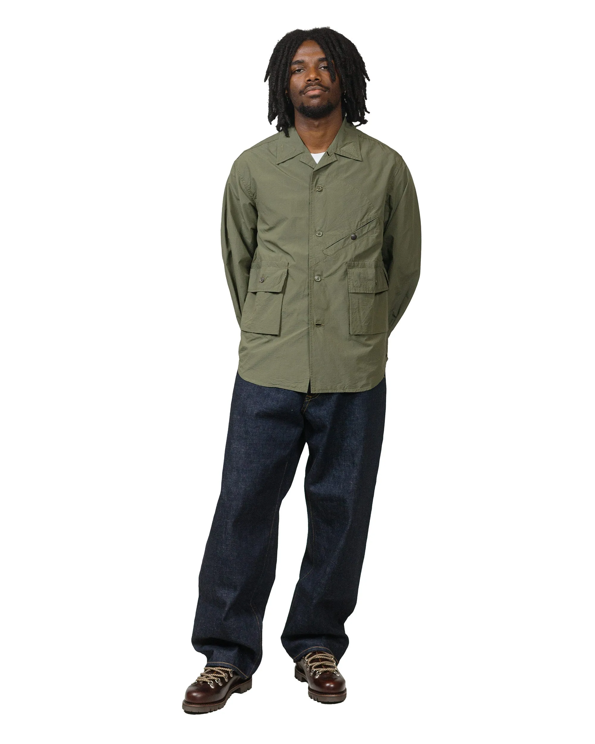 The Corona Utility CSJ001 Hunter Hiker Jac Shirt Cordura Ripstop Leaf Green