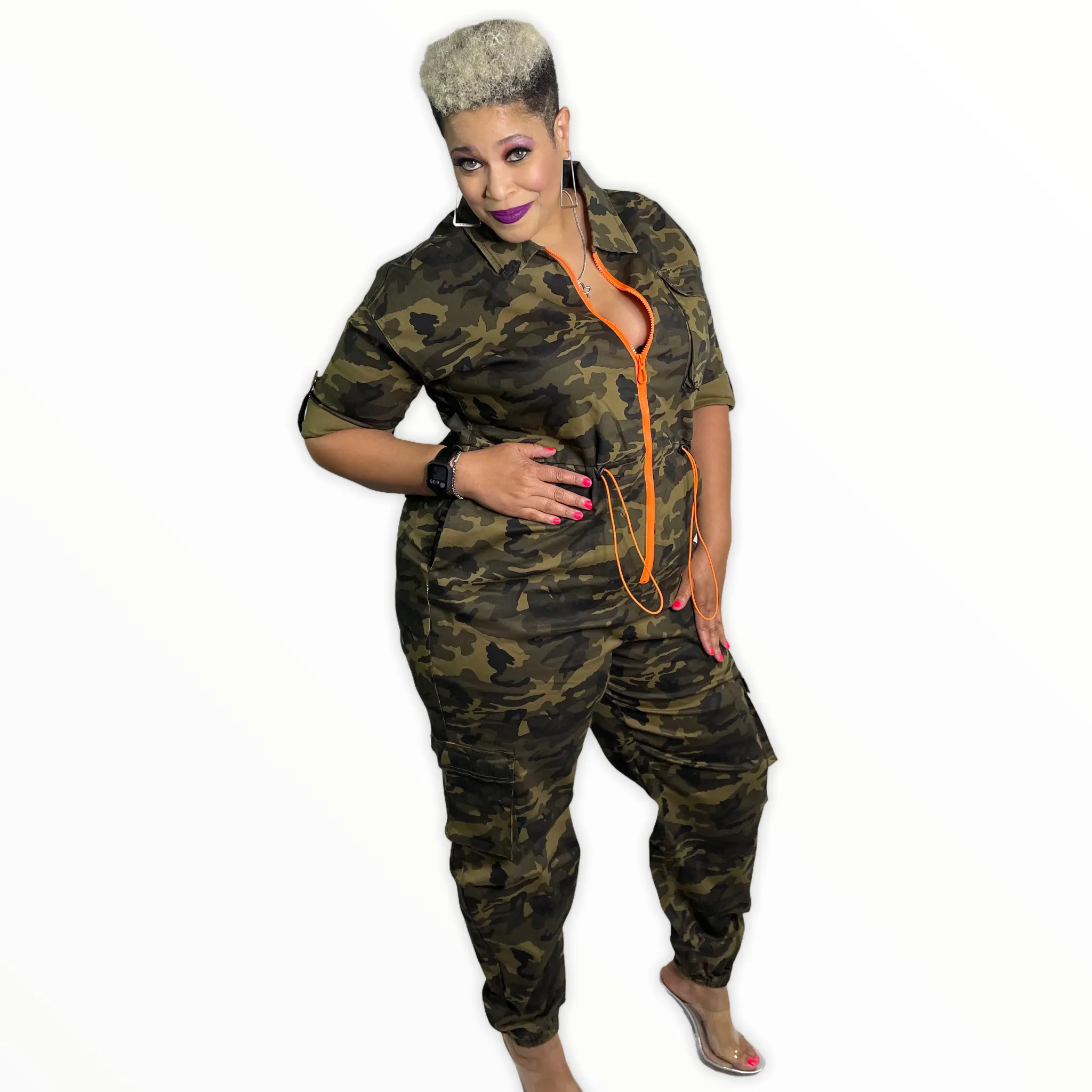 Utility Camo Jumpsuit