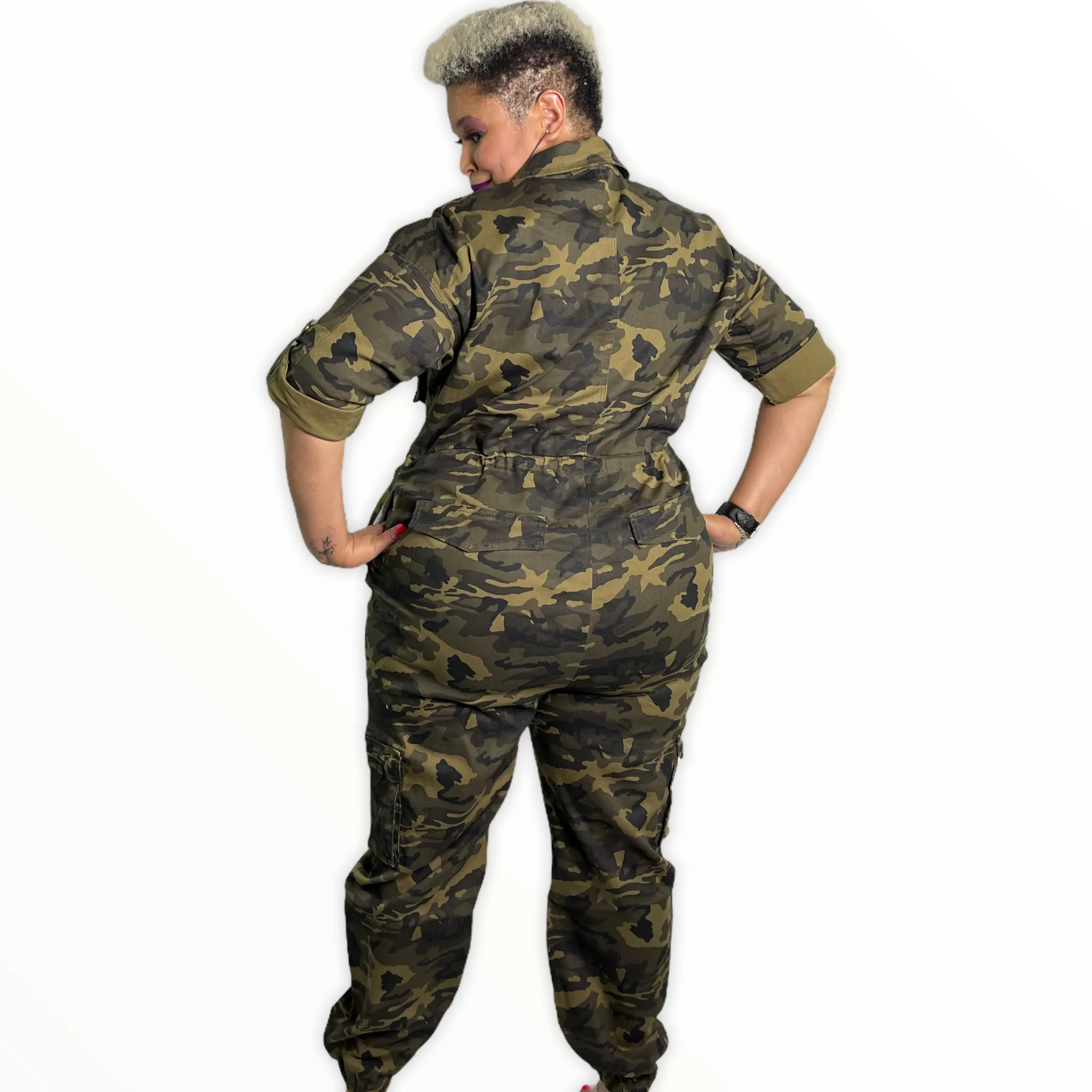 Utility Camo Jumpsuit