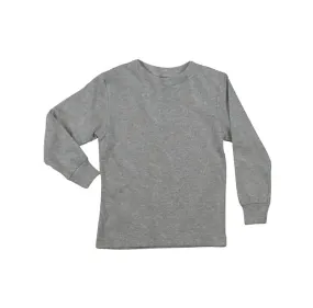 Youth Long Sleeve Jersey Crewneck Tee